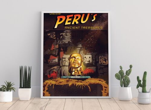 Film Poster - Peru'S Ancient Treasures - 11X14” Premium Art Print