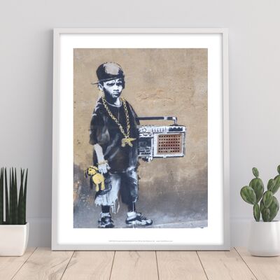 Graffiti Art - Gold Chains - 11X14” Premium Art Print