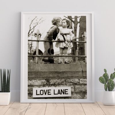 Love Lane - Impresión de arte premium de 11X14"