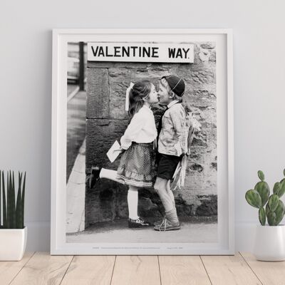 Valentine Way – Premium-Kunstdruck im Format 11 x 14 Zoll