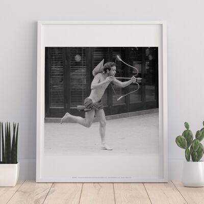 Poster - Man With Bow And Arrow - 11X14” Premium Art Print