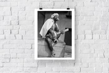 Affiche - Singe Palying Music - 11X14" Premium Art Print 3