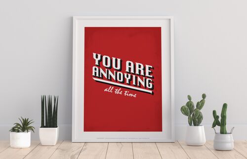 Poster Phrase - 11X14” Premium Art Print