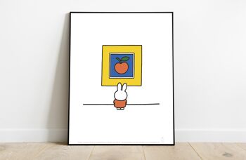 Miffy - En regardant une peinture - 11X14" Premium Art Print 2