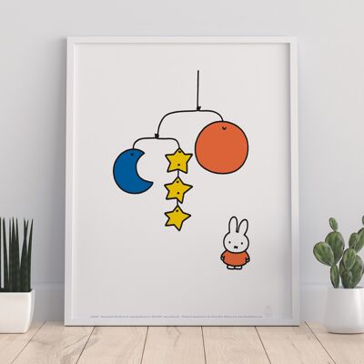Miffy – Unter dem Mond und den Sternen – Premium-Kunstdruck, 27,9 x 35,6 cm