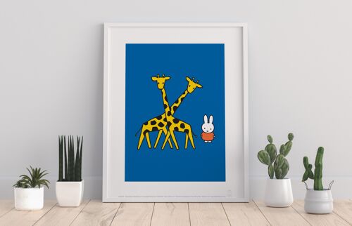 Miffy - Giraffe'S - 11X14” Premium Art Print