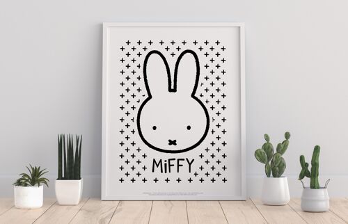 Miffy - Picture With Crosses - 11X14” Premium Art Print