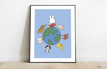 Miffy - Animaux autour du monde - 11X14" Premium Art Print 2