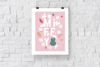 Miffy - Expression florale - 11X14" Premium Art Print 3