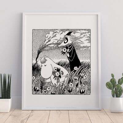Moomin - Moominmamma y Fillyjonk - 11X14" Premium Art Print
