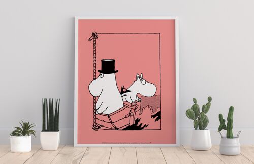 Moominpapa And Moomintroll - 11X14” Premium Art Print