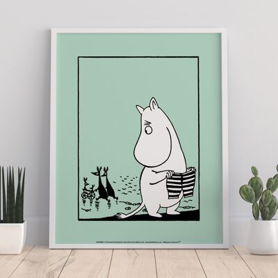 Mumin – Mumintroll – 11 x 14 Zoll Premium-Kunstdruck