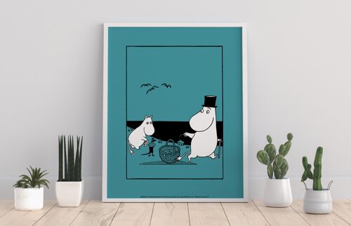 Moomin - Moominmamma And Snorkmaiden - 11X14” Premium Art Print