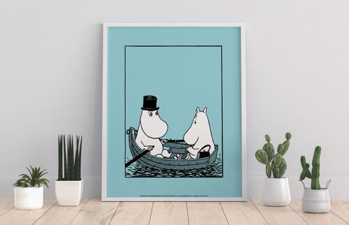 Moomin - Momminpapa And Moomintroll - 11X14” Premium Art Print