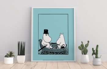 Moomin - Momminpapa et Moomintroll - 11X14" Premium Art Print 1