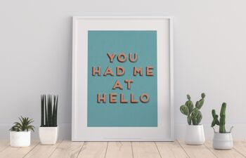 Vous m'avez un bonjour - 11X14" Premium Art Print 1