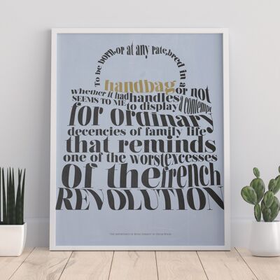 Oscar Wilde Quote- The Importance Of Being Earnest - 11X14” Premium Art Print