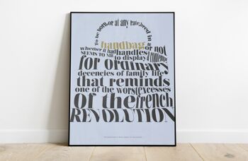 Citation d'Oscar Wilde - L'importance d'être sérieux - 11X14" Premium Art Print 2