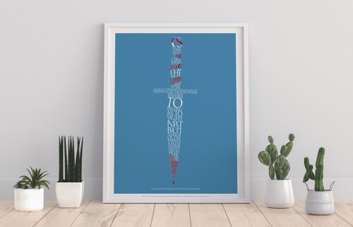 William Shakespeare Quote- Macbeth - 11X14” Premium Art Print