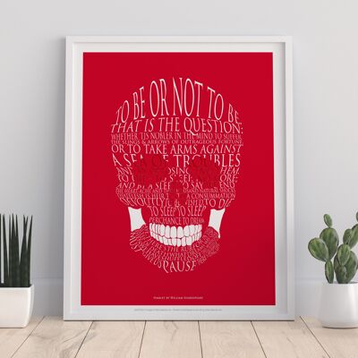 William Shakespeare Quote- Hamlet - 11X14” Premium Art Print