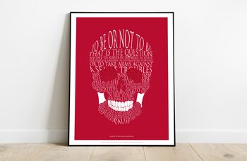 Citation de William Shakespeare - Hamlet - 11X14" Premium Art Print 2