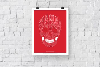 Citation de William Shakespeare - Hamlet - 11X14" Premium Art Print 3