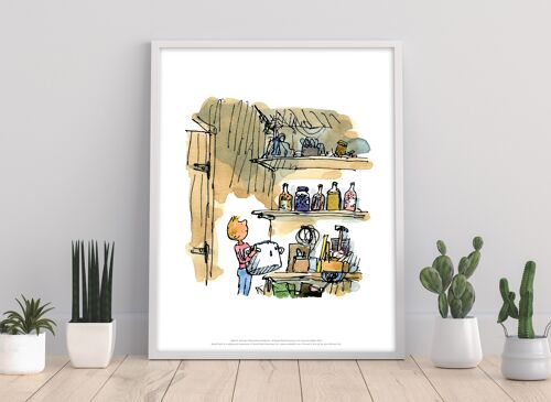 Roald Dahl- James And The Giant Peach - 11X14” Premium Art Print