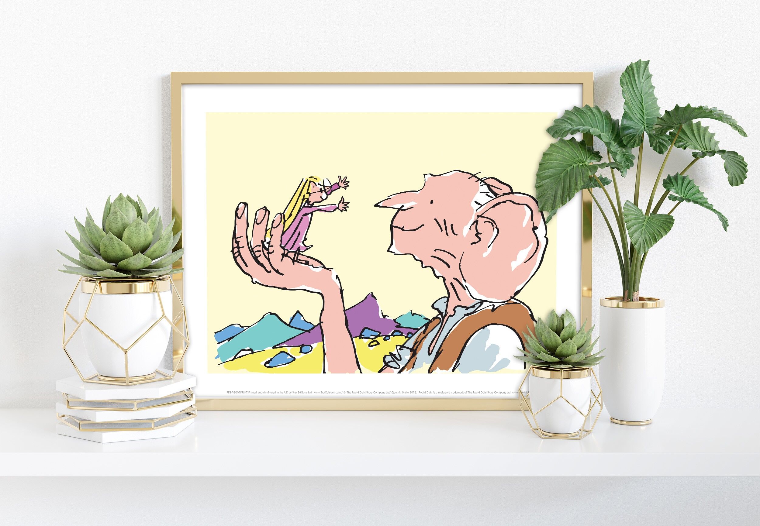 Roald Dahl - Le Bfg 3 - 11X14" Premium Art Print