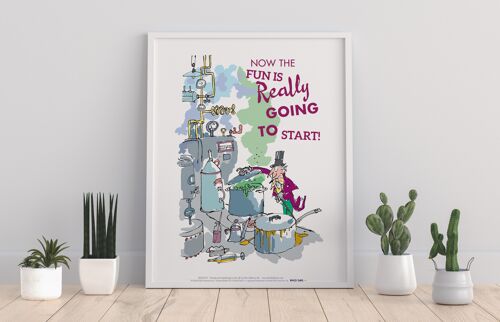 Roald Dahl Quote- Charlie And The Chocolate Factory - 11X14” Premium Art Print
