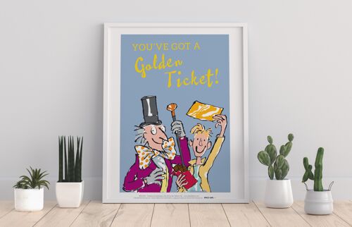 Roald Dahl Quote 2- Charlie And The Chocolate Factory - 11X14” Premium Art Print