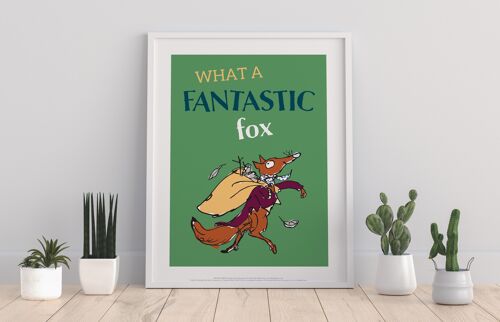 Roald Dahl Quote 2- Fantastic Mr Fox - 11X14” Premium Art Print