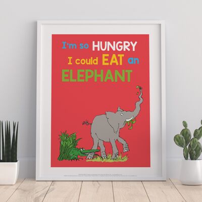 Citation de Roald Dahl - L'énorme crocodile - 11X14" Premium Art Print
