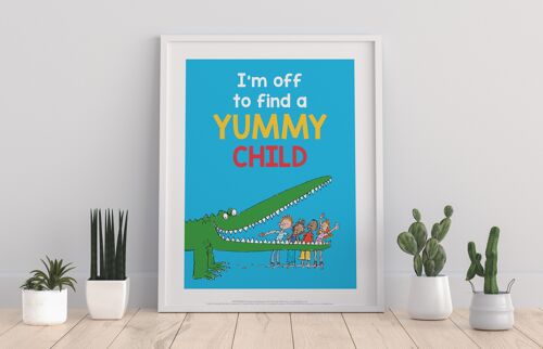 Roald Dahl Quote 2- The Enormous Crocodile - 11X14” Premium Art Print