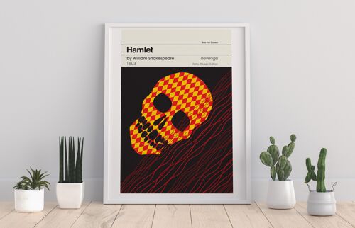 William Shakespeare- Hamlet - 11X14” Premium Art Print