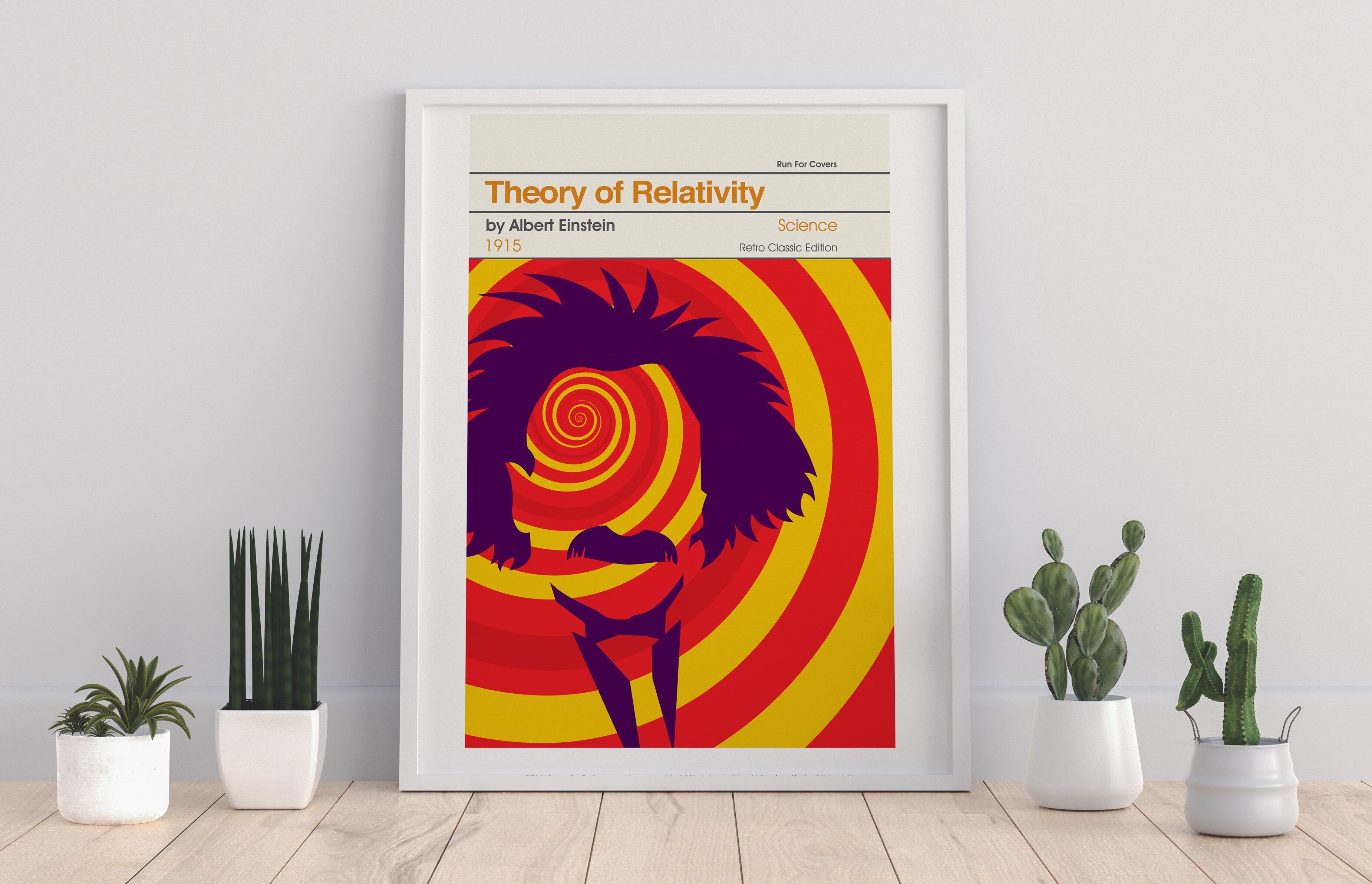 Albert Einstein- Teoría de la Relatividad - 11X14" Premium Art Print