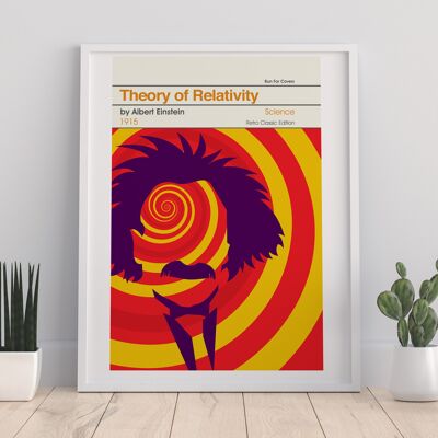 Albert Einstein- Theory Of Relativity - 11X14” Premium Art Print