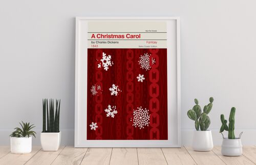 Charles Dickens- A Christmas Carol - 11X14” Premium Art Print