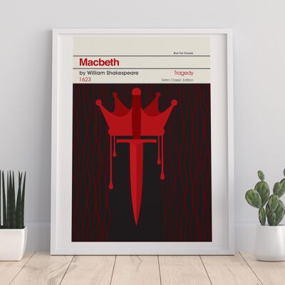 William Shakespeare – Macbeth – Premium-Kunstdruck im Format 11 x 14 Zoll