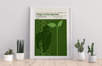 Charles Darwin - Origine de l'espèce - 11X14" Premium Art Print 1
