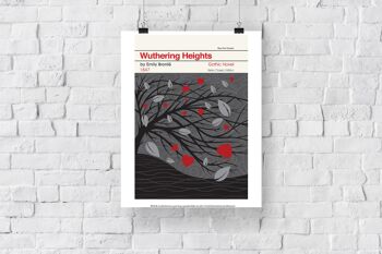 Emily Bronte - Wuthering Heights - 11X14" Premium Art Print 3