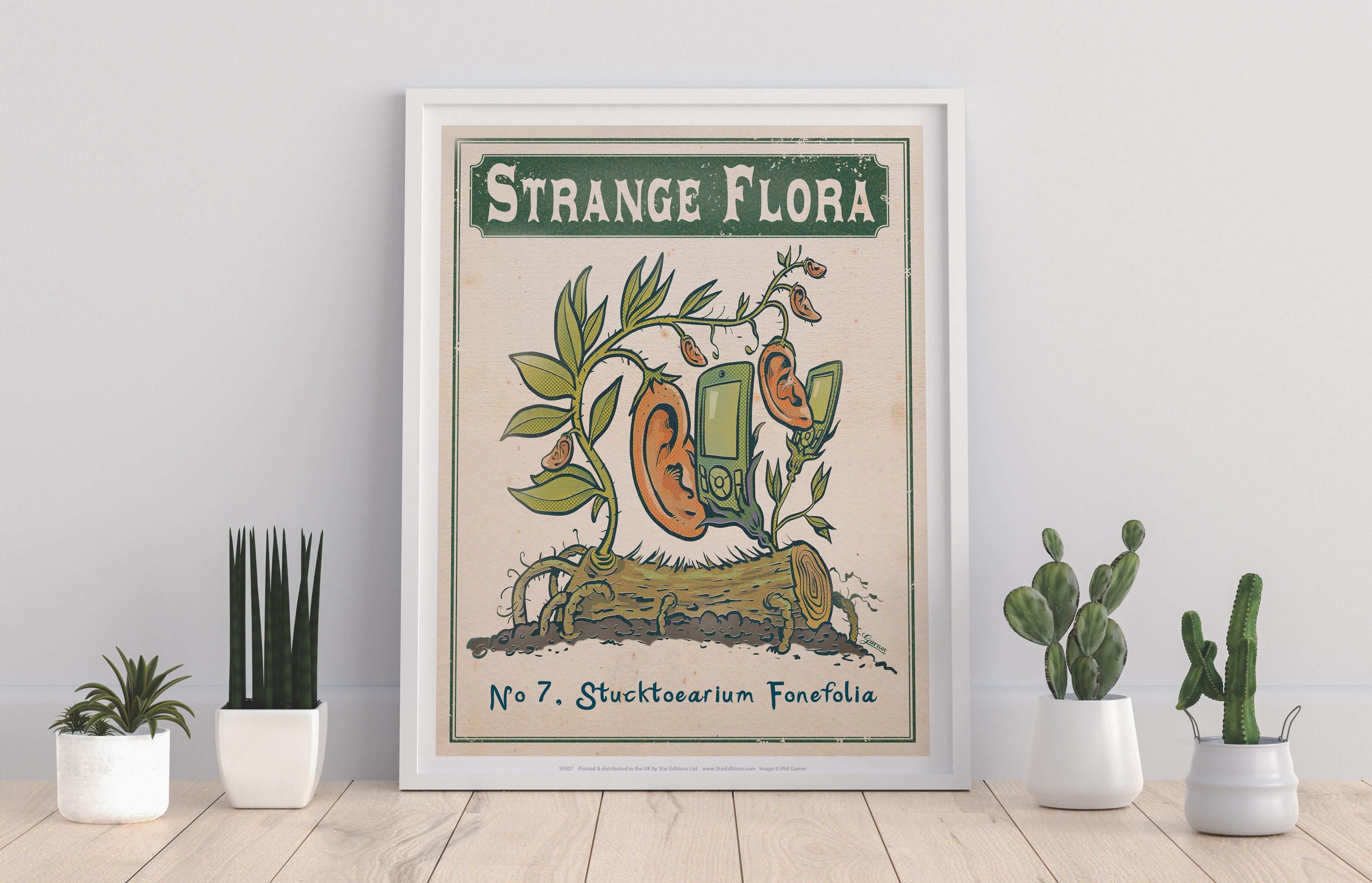 Seltsame Flora 7 – 11 x 14 Zoll Premium-Kunstdruck