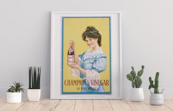 Champions Vinaigre Is Best - 11X14" Premium Art Print 1