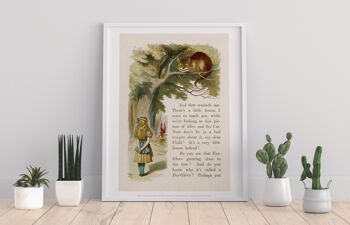 Alice au pays des merveilles, chat du Cheshire - 11X14" Premium Art Print 1