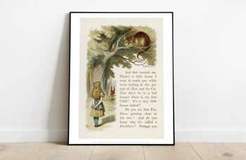 Alice au pays des merveilles, chat du Cheshire - 11X14" Premium Art Print 2