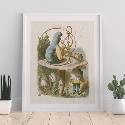 Alice In Wonderland, Caterpillar - 11X14” Premium Art Print