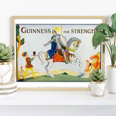 Guinness for Strength – Premium-Kunstdruck im Format 11 x 14 Zoll