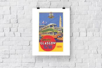 Voir Glasgow en tram et en bus - 11X14" Premium Art Print 3