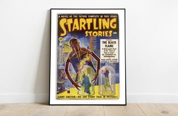 Un roman du futur complet dans ce numéro !, Starling Stories, The Black Flame - 11X14" Premium Art Print 2