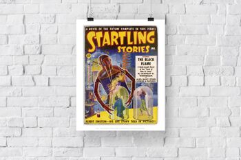 Un roman du futur complet dans ce numéro !, Starling Stories, The Black Flame - 11X14" Premium Art Print 3