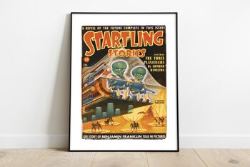 Un roman du futur complet dans ce numéro !, Starling Stories Life Story of Benjamin Franklin racontée en images - 11X14" Premium Art Print 2